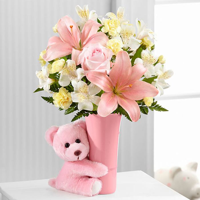 The Baby Girl Big Hug Bouquet