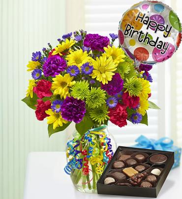 It\'s Your Day Bouquet Happy Birthday WITH BALLOON