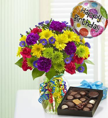 It\'s Your Day Bouquet Happy Birthday WITH BALLOON