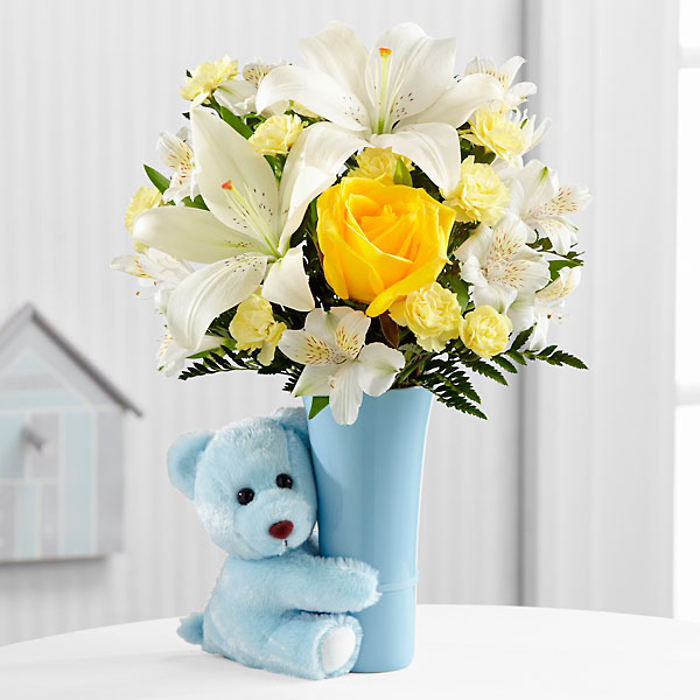 The Baby Boy Big Hug Bouquet