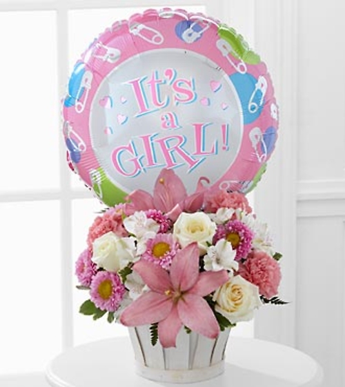 The Girls Are Great!&trade; Bouquet With Balloon